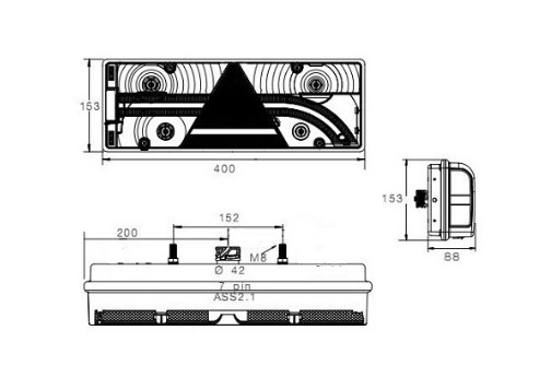 25-7000-501 ФОНАРЬ ЗАДНИЙ ЛЕВЫЙ EUROPOINT III